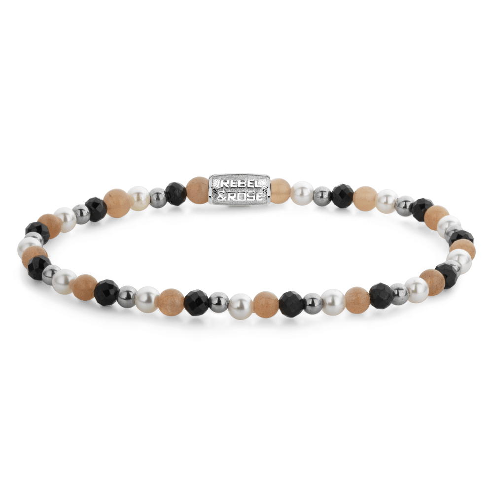 Rebel & Rose Stones Only 4mm Armband RR-40161-S - Multi-kleuren
