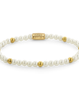 Rebel & Rose Pearl & Yellowgold Armband RR-40177-G – Goudkleurig-G