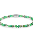 Rebel & Rose Green Morning Glam Rocks Armband RR-40180-S – Zilverkleurig