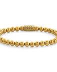 Rebel & & Rose - Armband -  Yellow Gold Rocks - handmade - 6mm RR-60143-G - PansiteNederland.nl