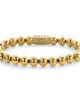 Rebel & & Rose - Armband -  Yellow Gold Rocks - handmade - 8mm RR-80115-G - PansiteNederland.nl