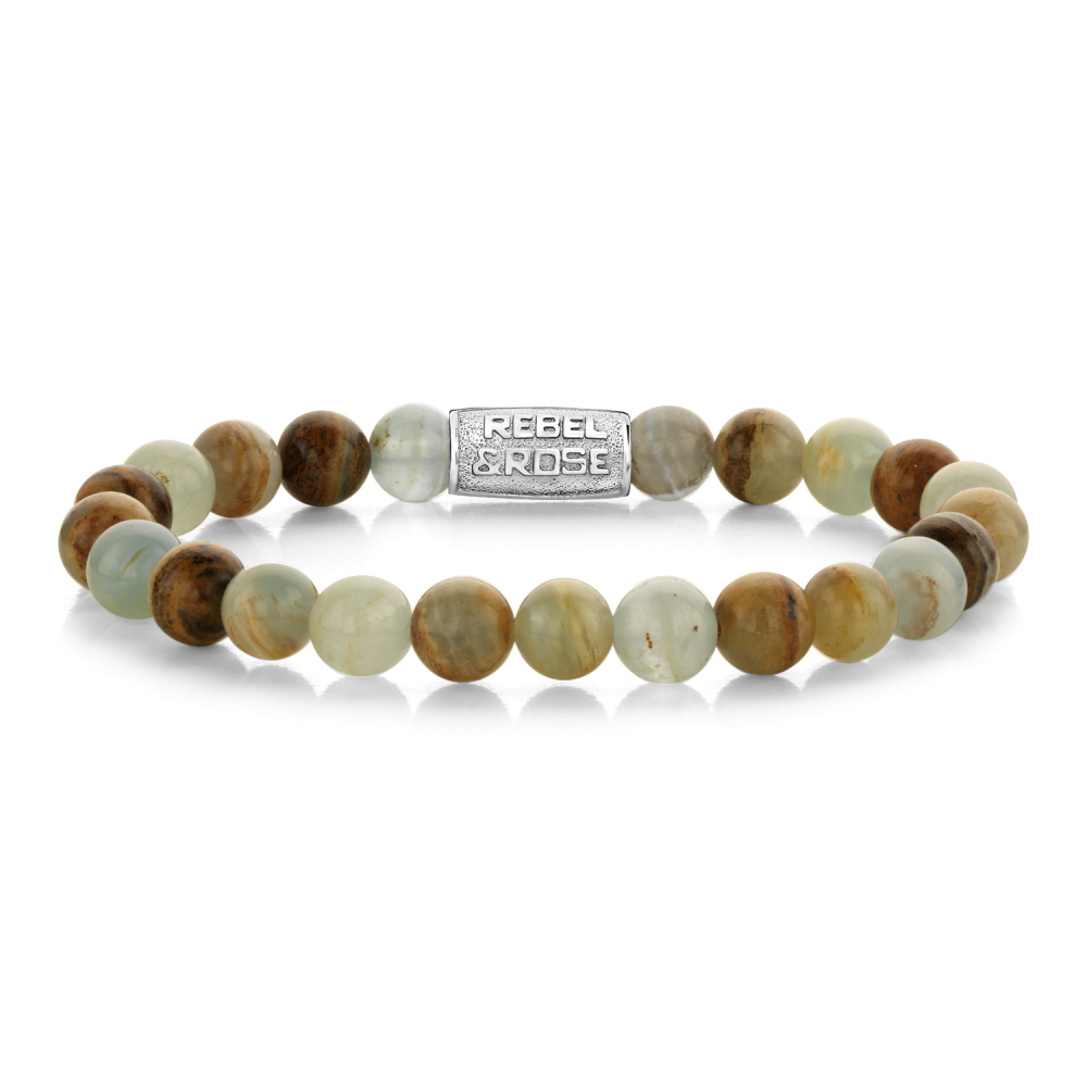 Rebel & Rose Stones Only 8mm Armband RR-80129-S – Multi-kleuren