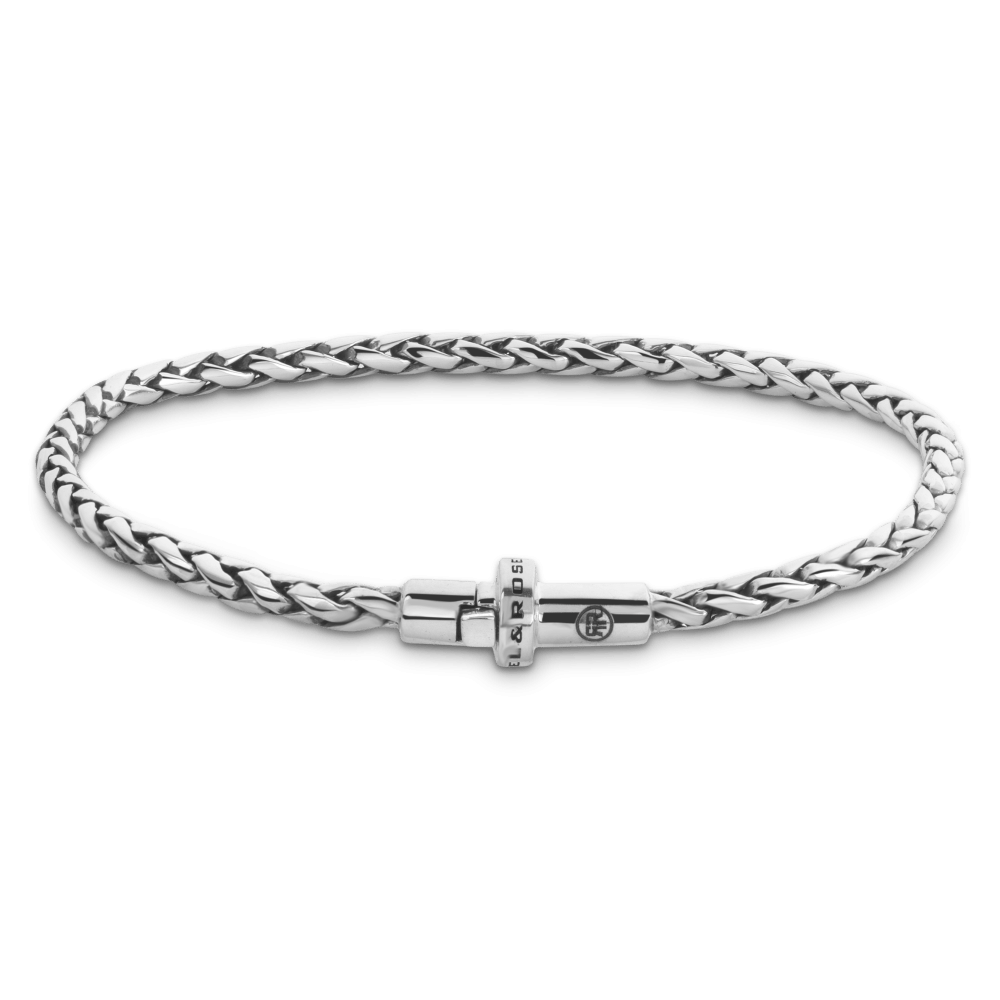 Rebel & Rose Sterling Silver Line Armband RR-BR041-S - Zilver