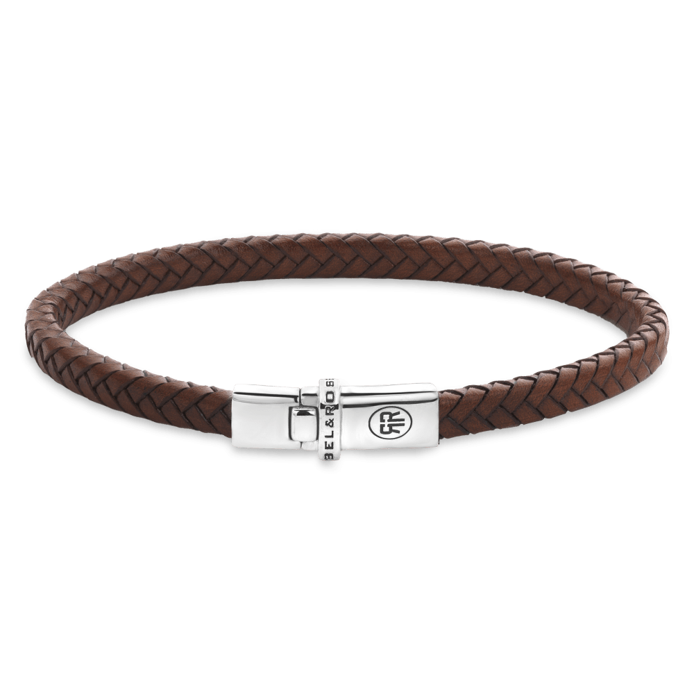 Rebel & Rose Absolutely Leather Armband RR-L0176-S - Bruin