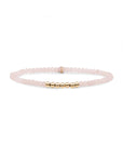 Sparkling Jewels armband Rose Quartz Reverse Universe - Gold - 4mm SB-G-4MM-RLI-G13 - PansiteNederland.nl
