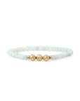 Sparkling Jewels armband Opalite Fuse beads - Gold - 6mm SB-G-6MM-FUSE-G14 - PansiteNederland.nl