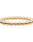 Sparkling Jewels armband Gold plated Saturn 8mm SB-G-8MM-ADD, exclusief en kwalitatief hoogwaardig. Ontdek nu!