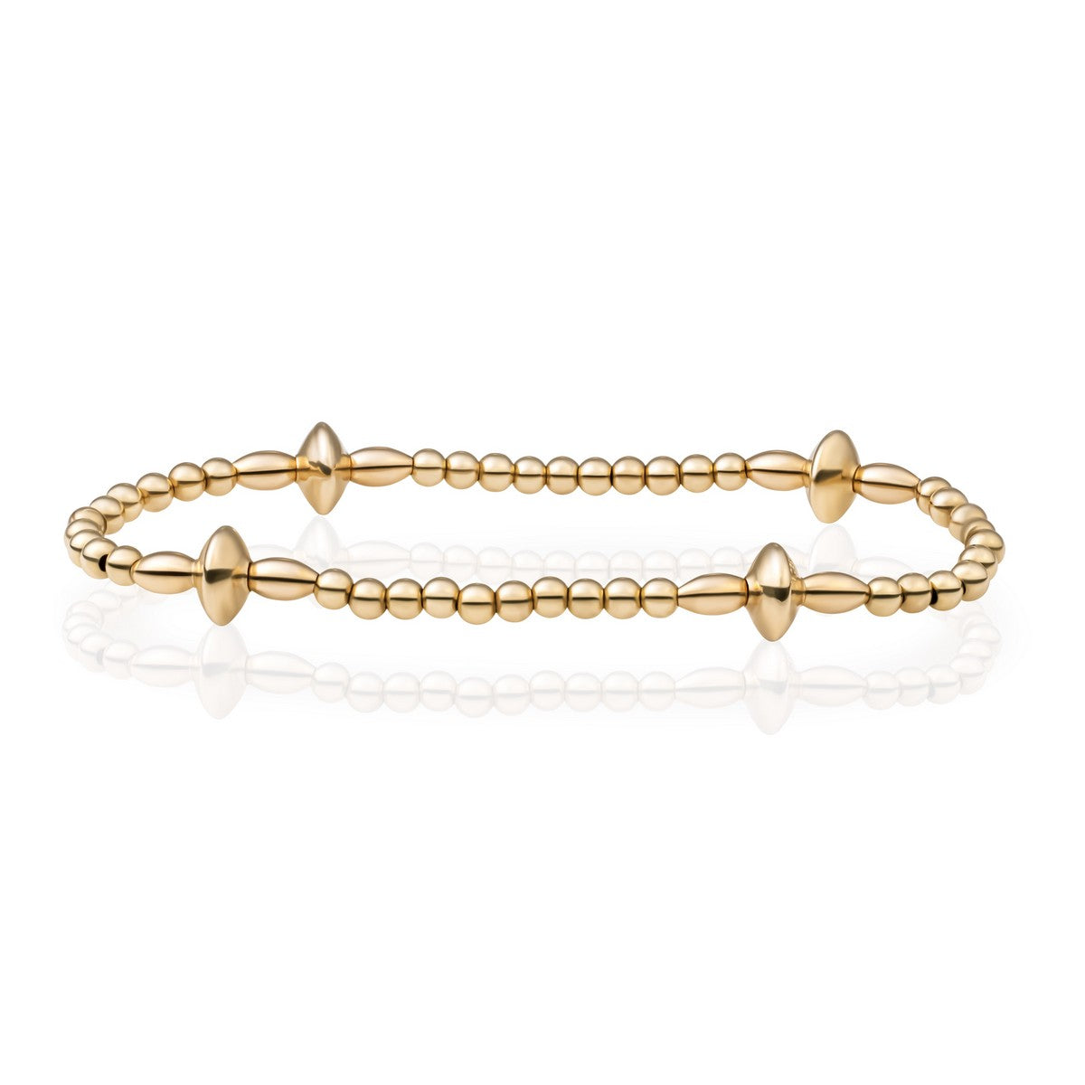 Sparkling Jewels Armband SB-G-MIX-03 Zilverkleurig