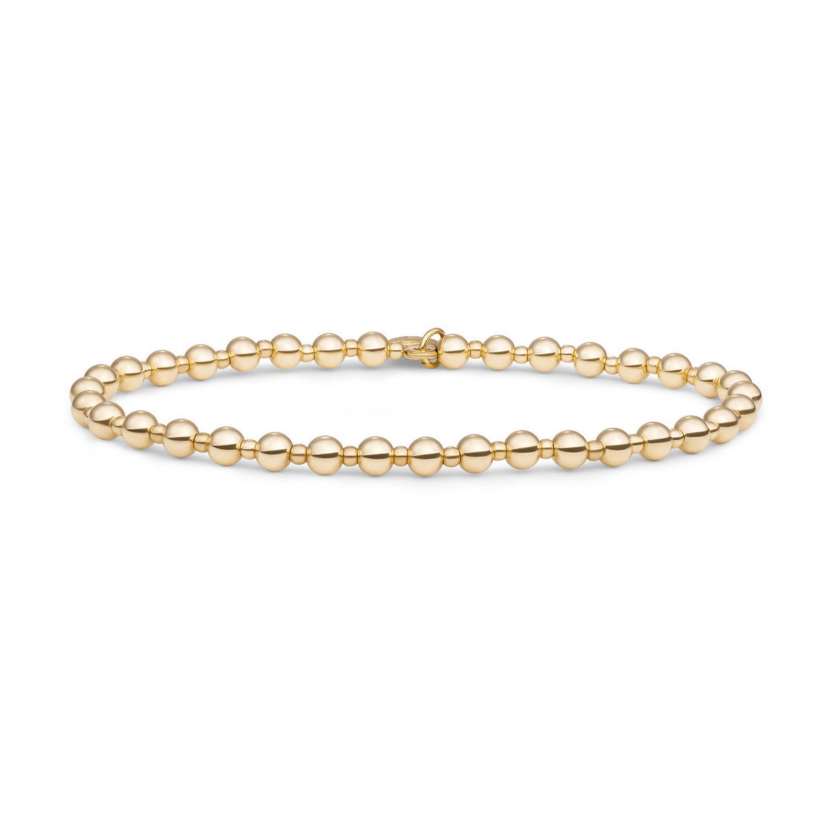 Sparkling Jewels Armband Bold Mix Gold - 4/2 mm SB-G-MIX-09 Goudkleurig