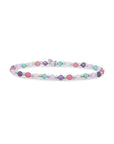 Sparkling Jewels armband Multi Gem Interstellar - Silver SB-MULTI01-3MM-MIX - PansiteNederland.nl