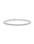Sparkling Jewels Armband Silver Saturn Medium - 4mm SB-S-4MM-ADD - PansiteNederland.nl