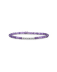 Sparkling Jewels armband Amethyst 4mm Reverse Universe - Silver SB-S-4MM-RLI-G05 - PansiteNederland.nl