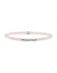 Sparkling Jewels armband Rose Quartz 4mm Reverse Universe - Silver SB-S-4MM-RLI-G13 - PansiteNederland.nl