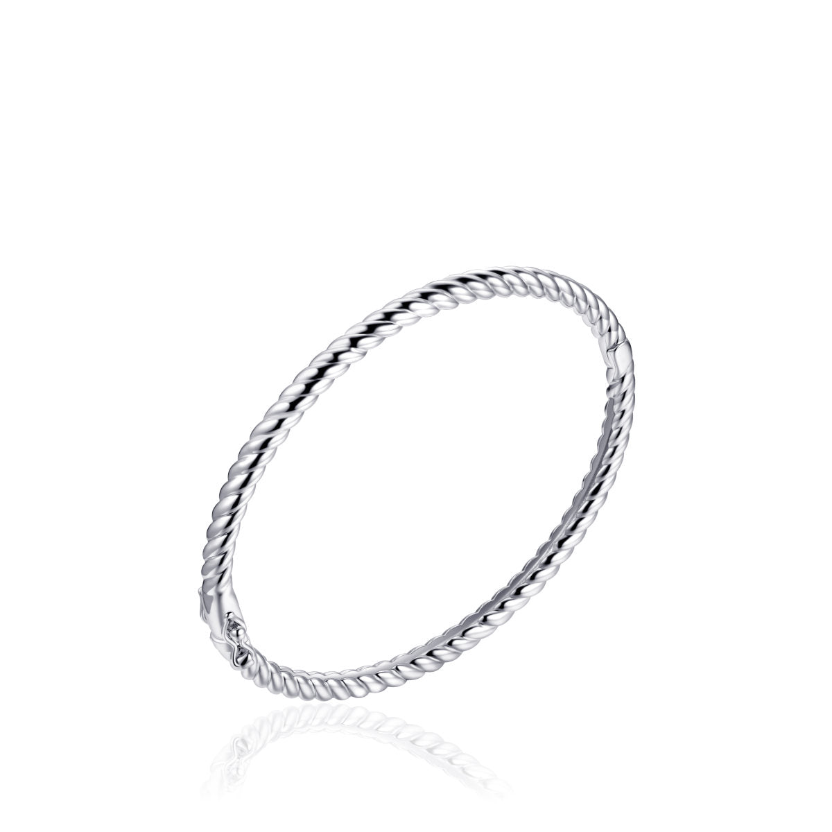 Gisser Bangle Zilver Gerhodineerd 60 mm – SB22