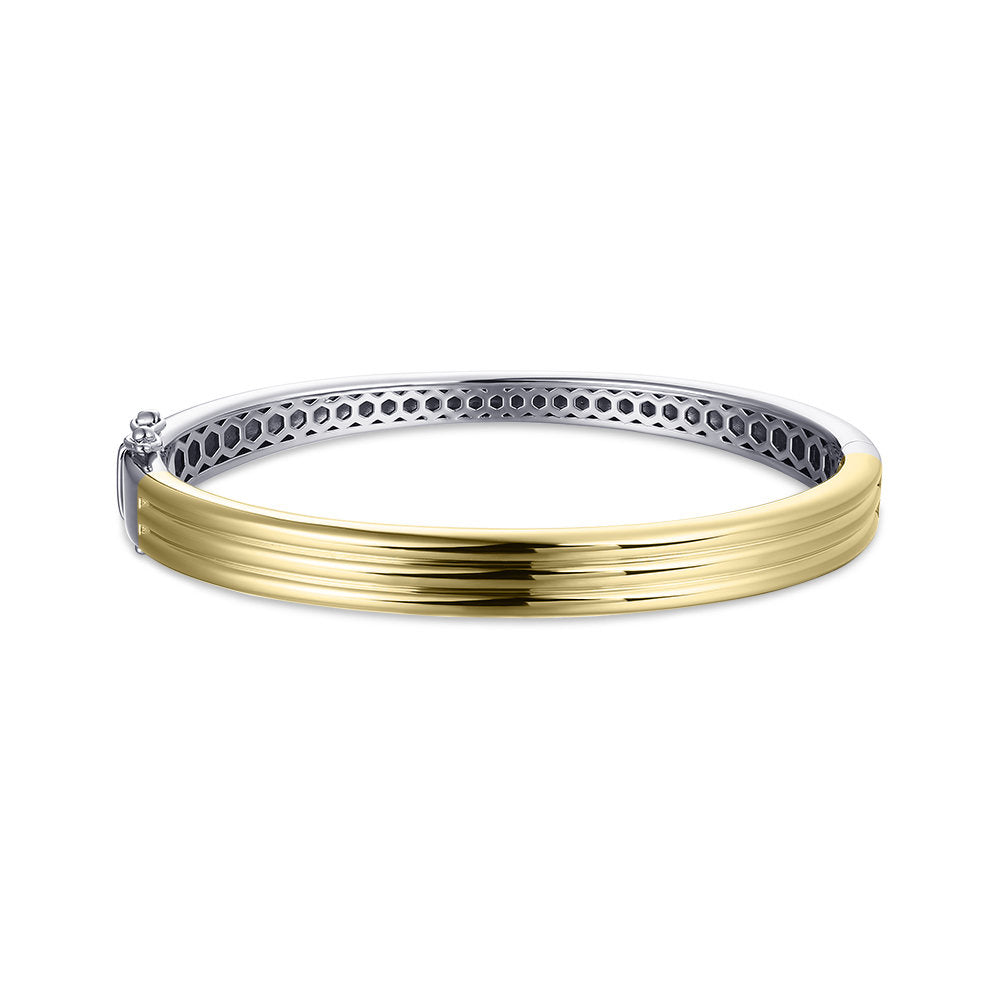 Gisser Bangle Zilver Geel Verguld 60 mm – SB29Y