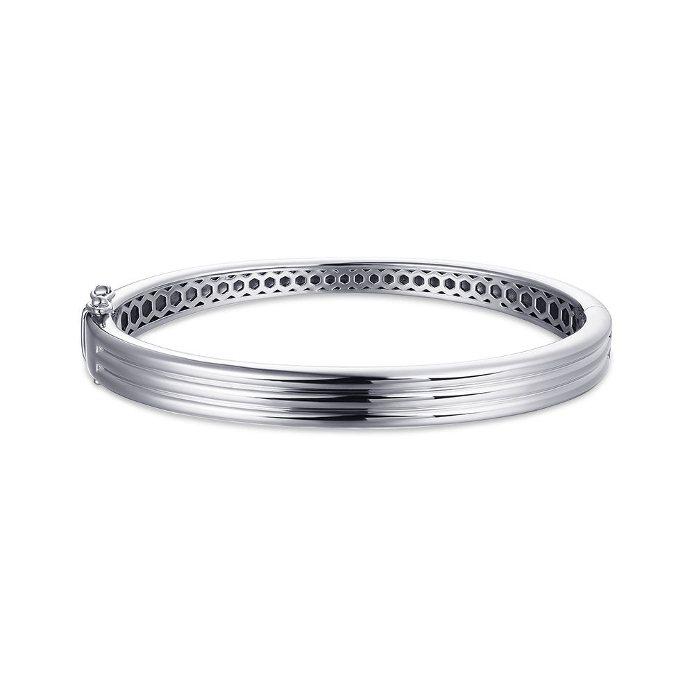 Gisser Bangle Zilver Gerhodineerd 60 mm – SB29
