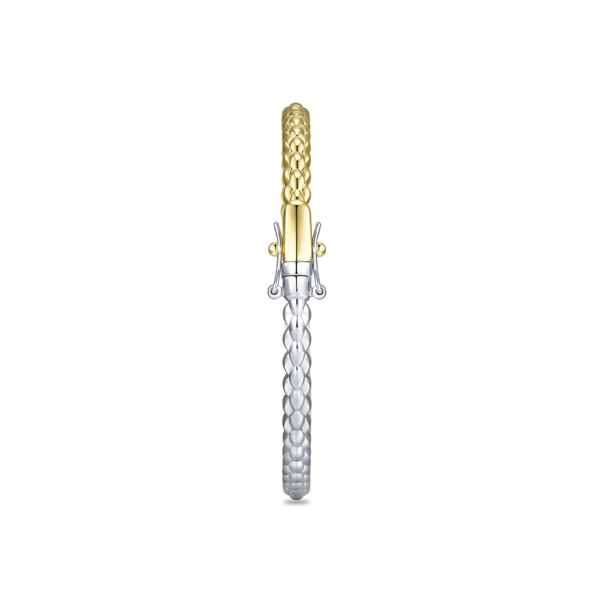 Gisser Bangle Zilver Verguld Bicolor – SB34Y – foto 3