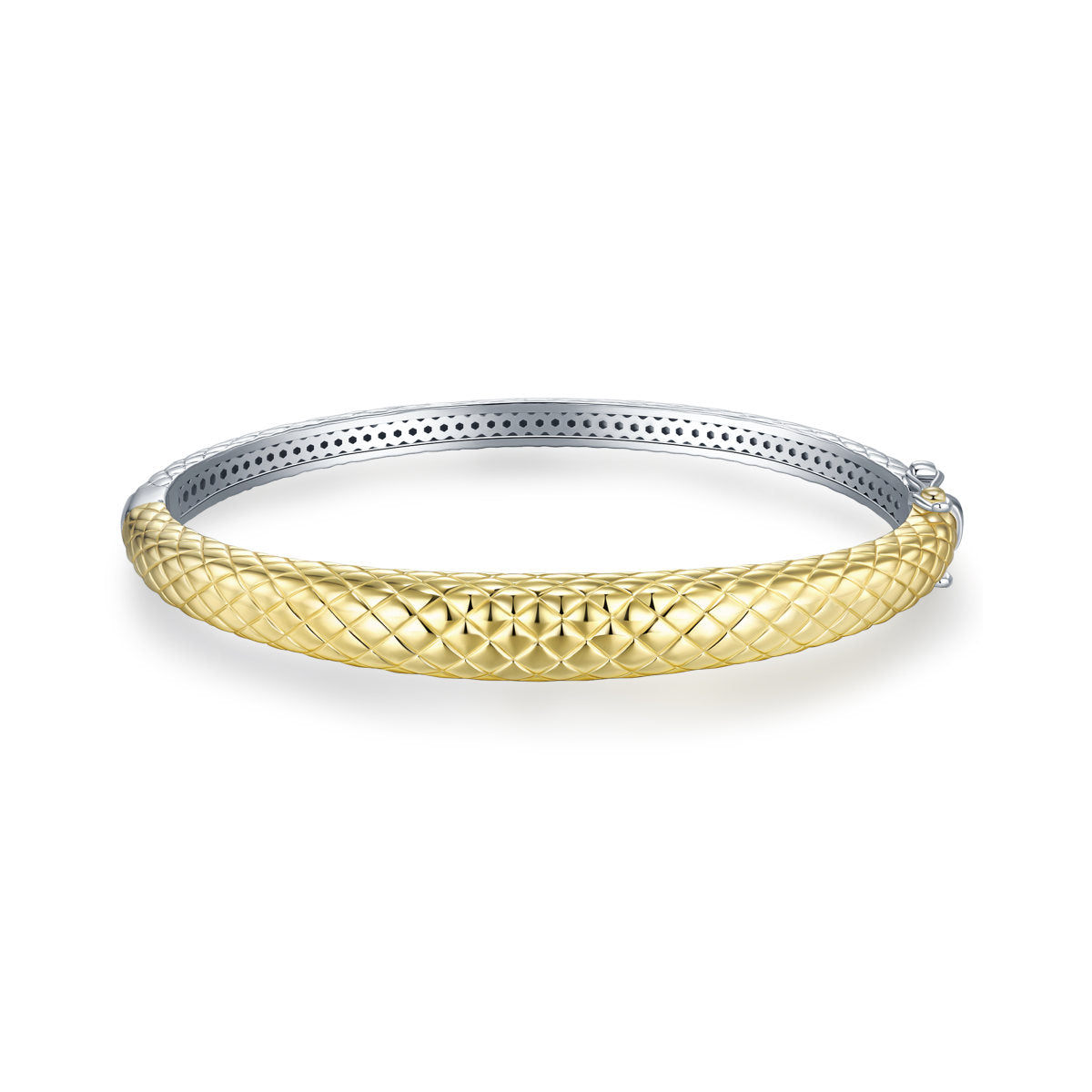 Gisser Bangle Zilver Verguld Bicolor – SB38Y