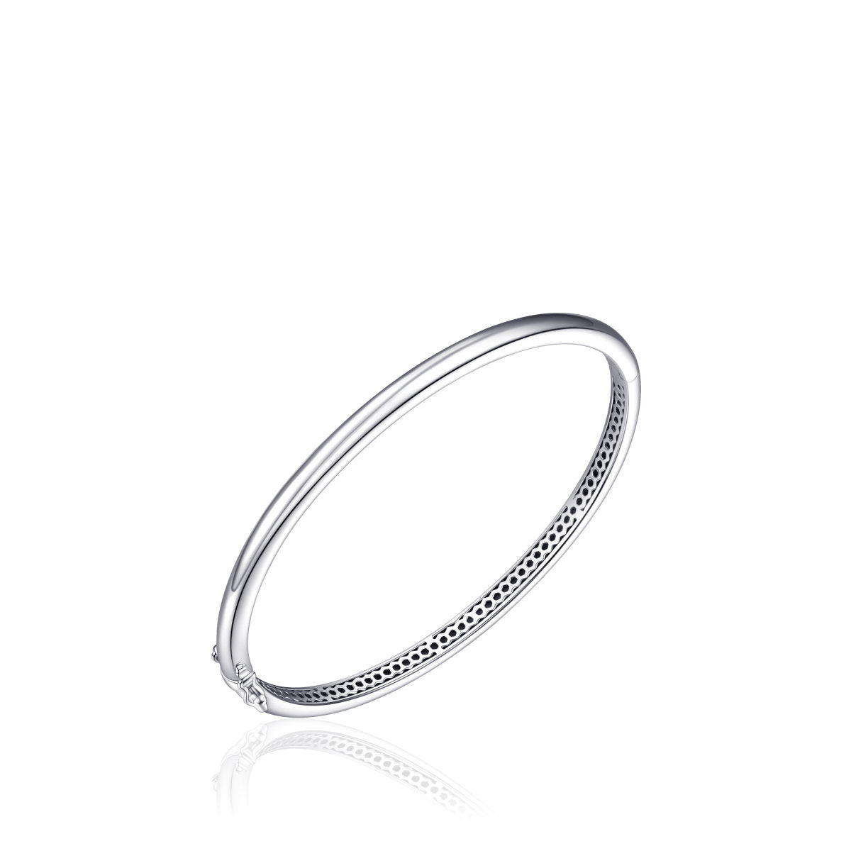 Gisser Bangle Zilver Gerhodineerd – SBA4
