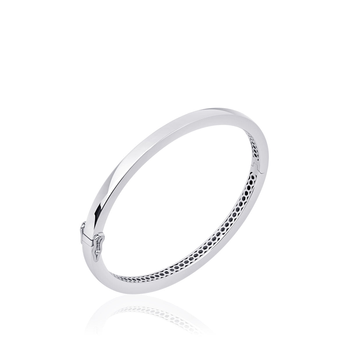 Gisser Bangle Zilver Gerhodineerd – SBB4