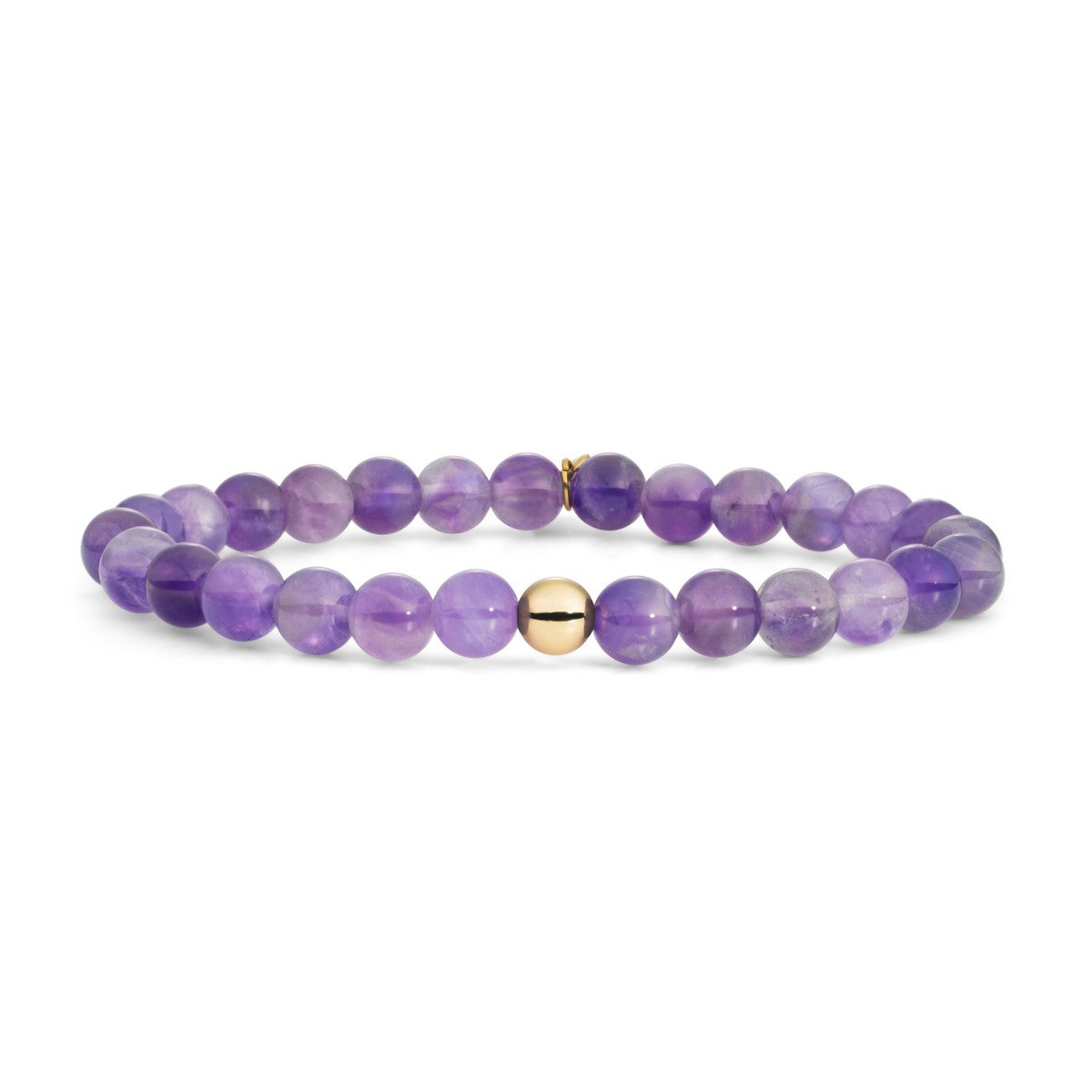 Sparkling Jewels Armband Amethist SBG-GEM05-ADD-6MM Goudkleurig