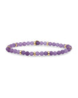 Sparkling Jewels armband Amethyst Roundel Interstellar - Gold SBG-GEM05-MIX-RDL - PansiteNederland.nl