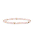 Sparkling Jewels armband Rose Quartz Roundel Interstellar - Gold SBG-GEM13-MIX-RDL - PansiteNederland.nl