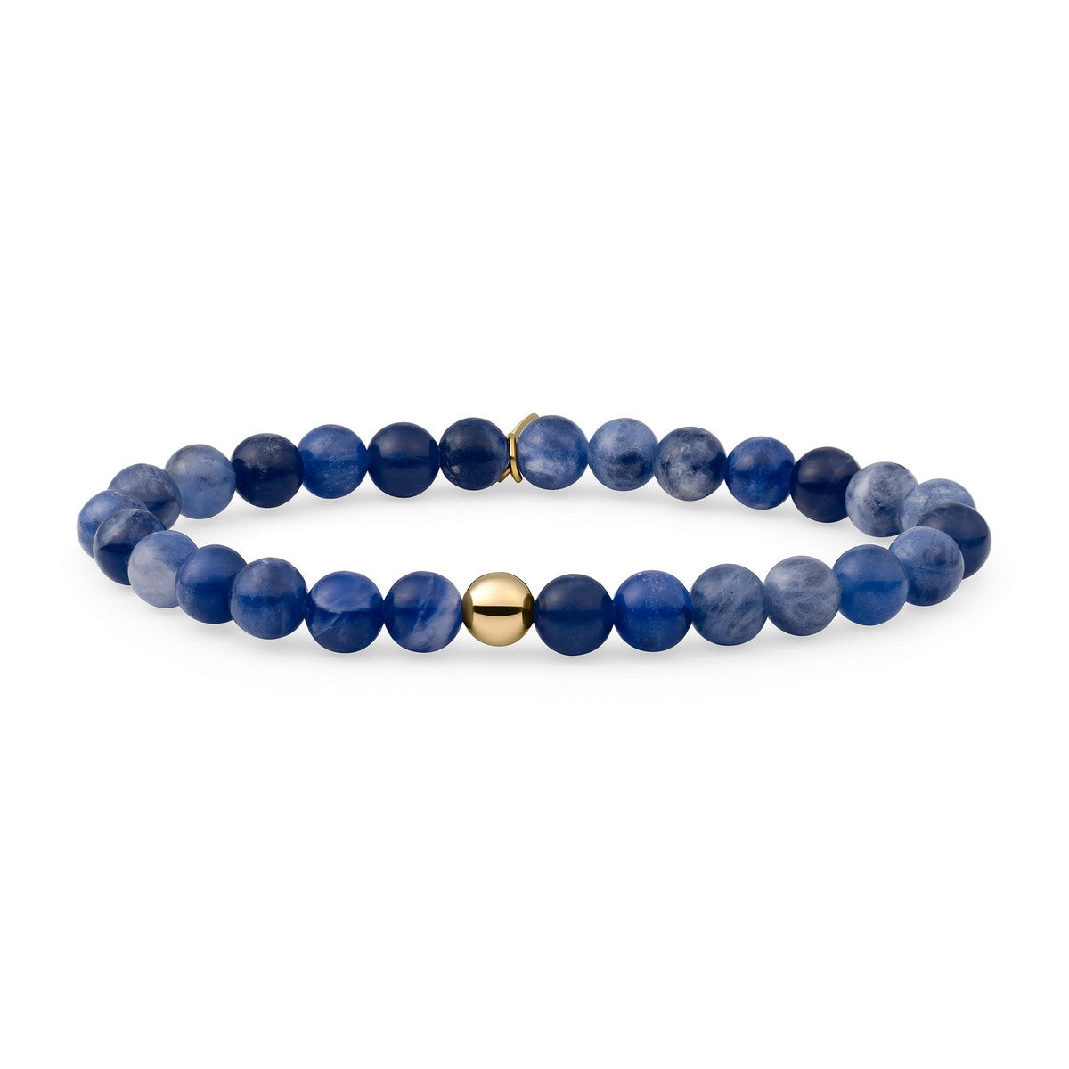 Sparkling Jewels Armband Sodaliet SBG-GEM20-ADD-6MM Goudkleurig