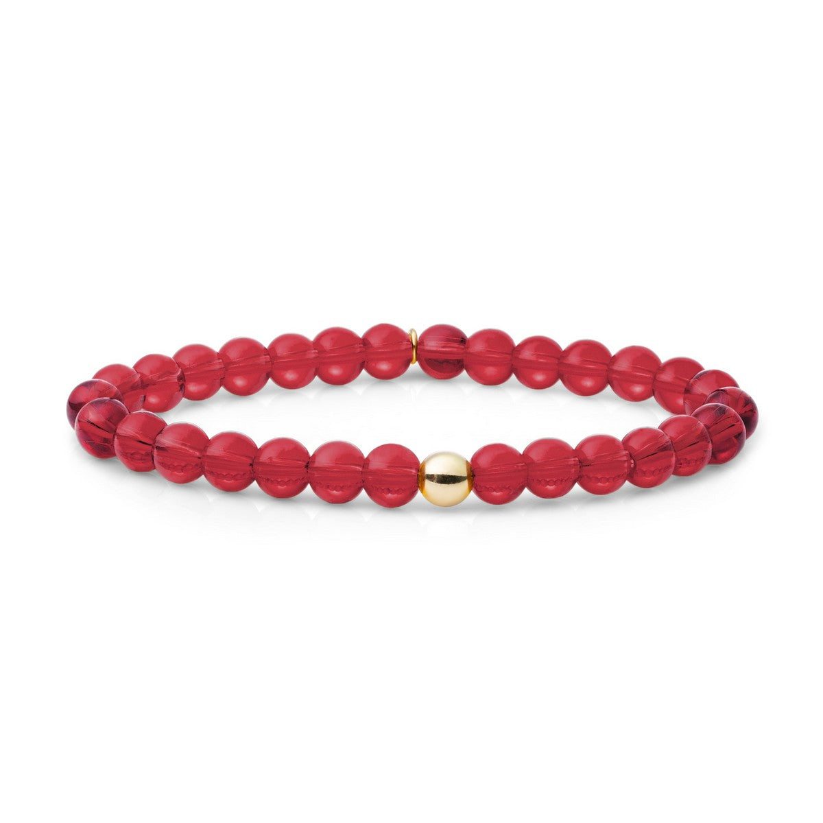 Sparkling Jewels Armband Fuchsiakwarts Saturn Large Roze, Rood, Fuchsia Zilverkleurig