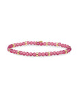 Sparkling Jewels armband Fuchsia Quartz Roundel Interstellar - Gold SBG-GEM51-MIX-RDL - PansiteNederland.nl