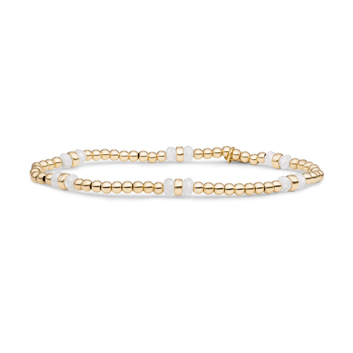 Sparkling Jewels Armband Maansteen SBG-GEM54-MIX-DBFCTRDL Goudkleurig