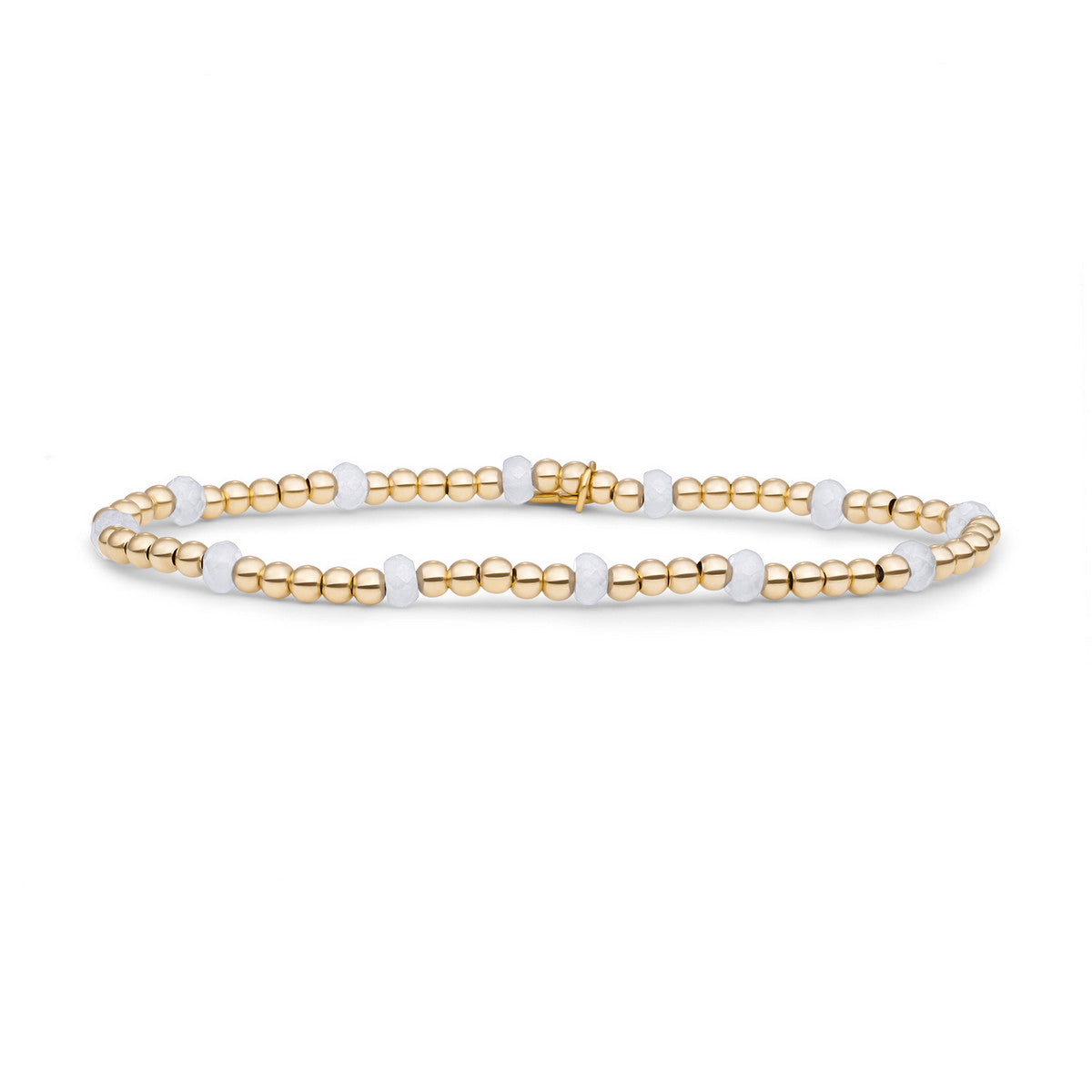 Sparkling Jewels Armband Maansteen SBG-GEM54-MIX-FCTRDL Goudkleurig