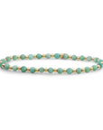 Sparkling Jewels Armband | Rich Green Amazonite Interstellar - Gold 3mm SBG-GEM57-3MM-MIX - PansiteNederland.nl