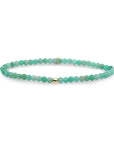 Sparkling Jewels Armband | Rich Green Amazonite Saturn small - Gold 4mm SBG-GEM57-ADD-4MM - PansiteNederland.nl