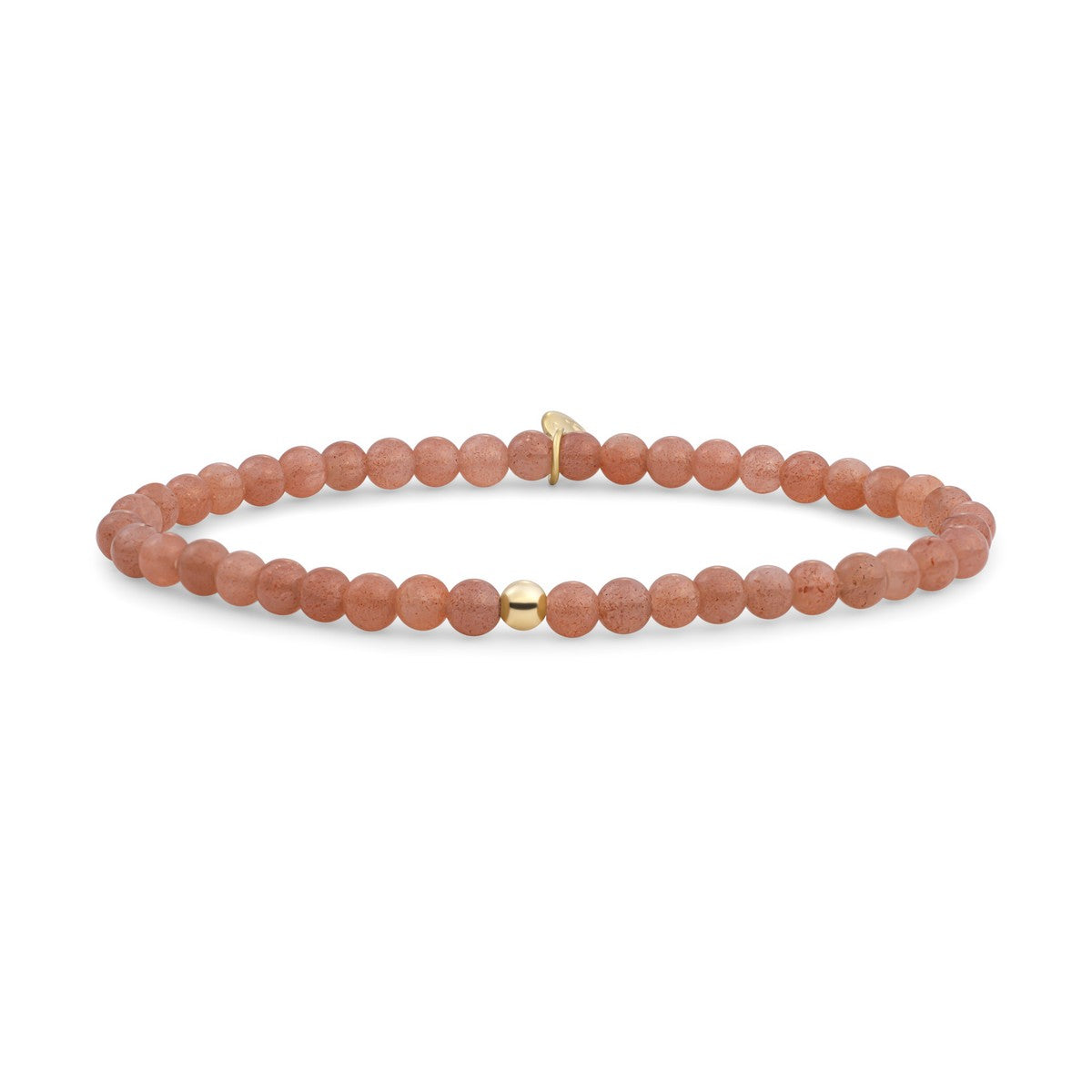 Sparkling Jewels Armband Zonnesteen SBG-GEM58-ADD-4MM Goudkleurig