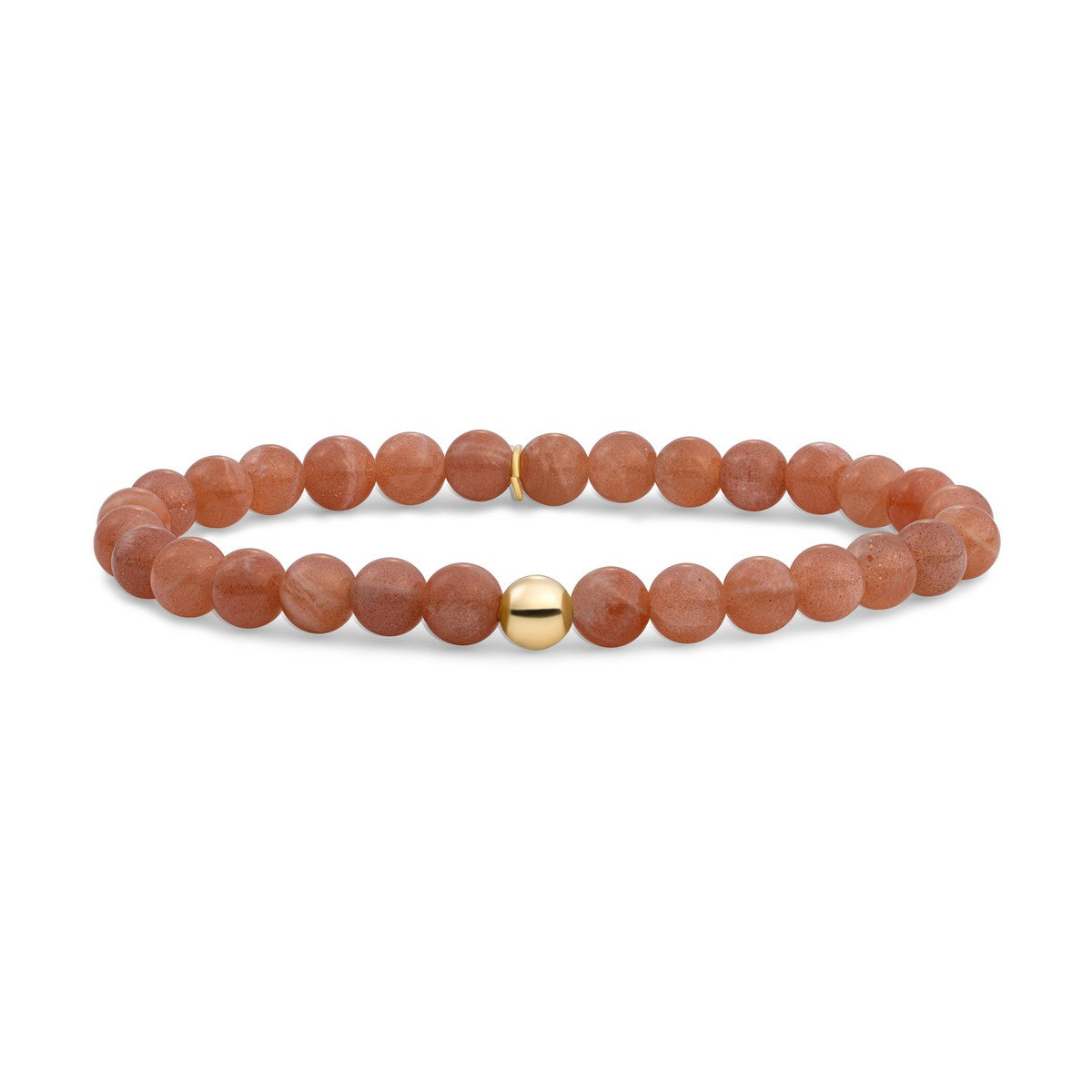 Sparkling Jewels Armband Zonnesteen SBG-GEM58-ADD-6MM Goudkleurig