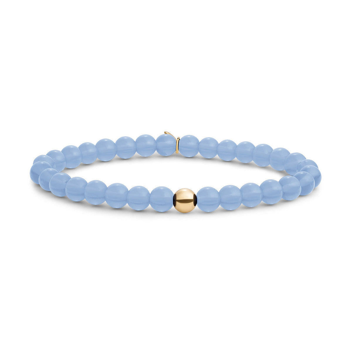 Sparkling Jewels Armband Jade SBG-GEM68-ADD-6MM Goudkleurig
