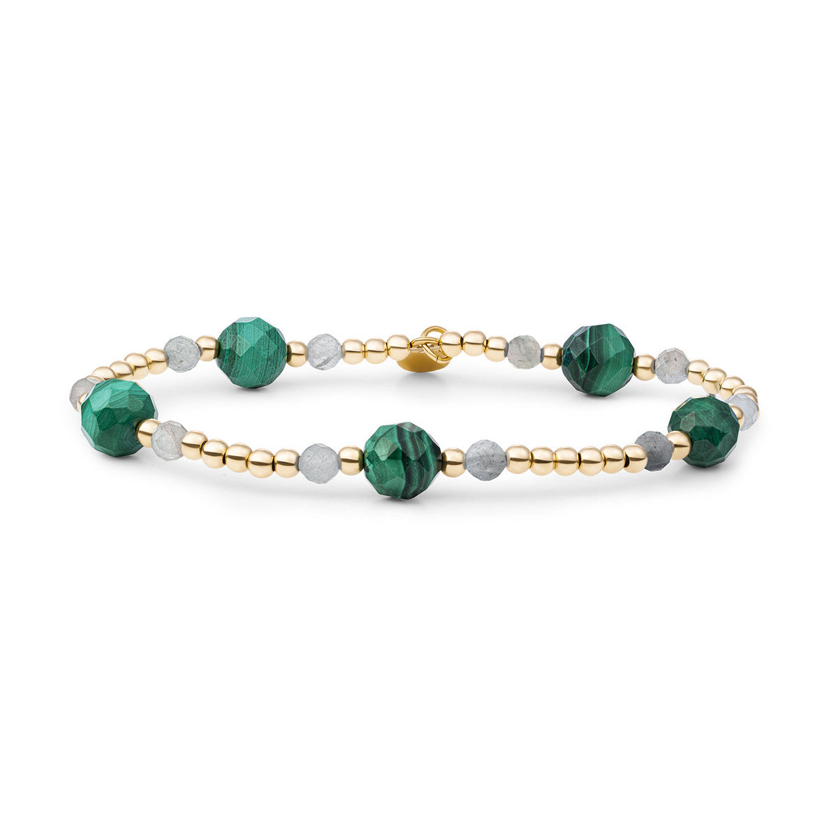 Sparkling Jewels Armband Multi Gem Interstellar 8mm SBG-MULTI05-8MM-MIX Goudkleurig
