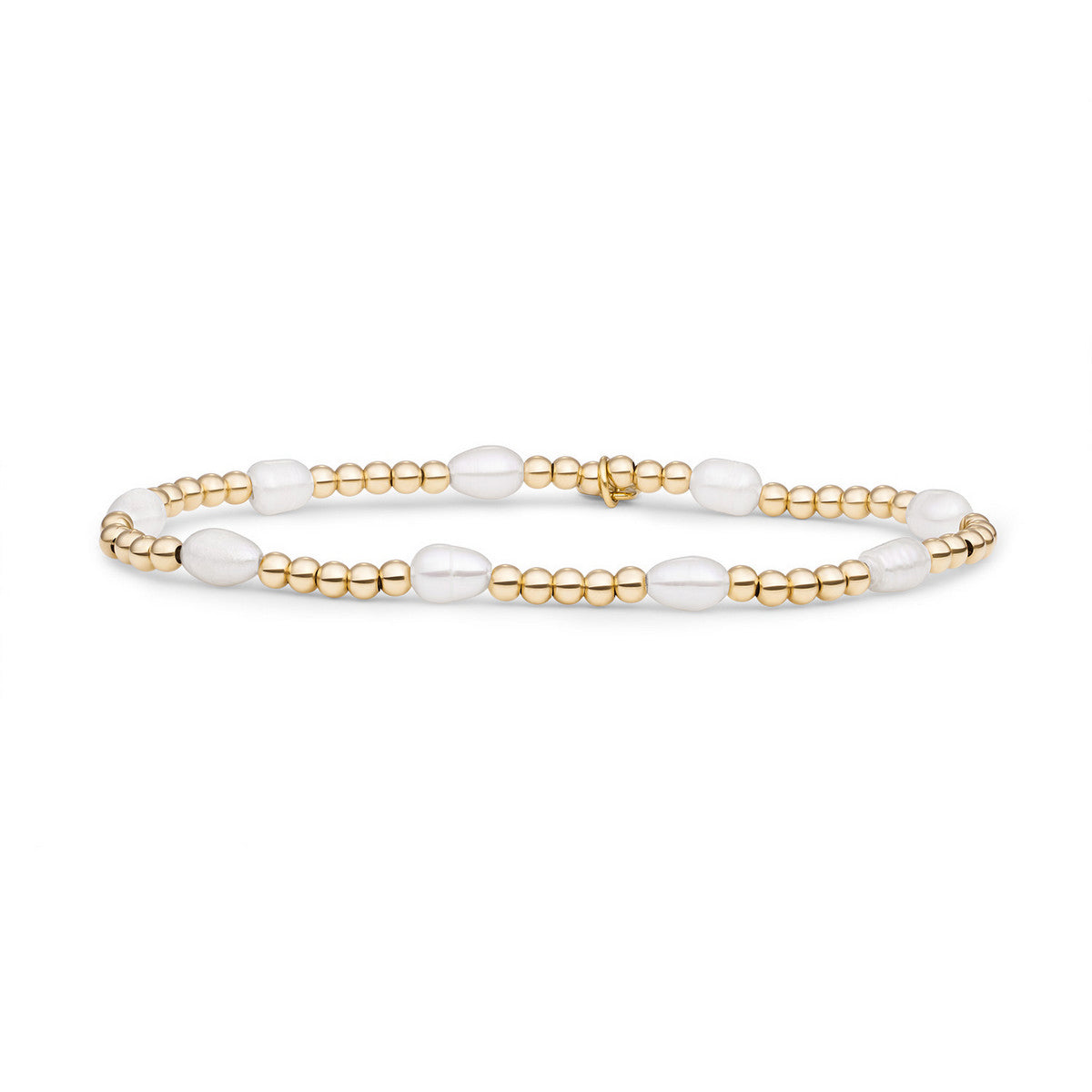 Sparkling Jewels Armband Parel SBG-PEARL-MIX-FCTRDL Goudkleurig