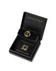 Rosefield horloge SBGSG-O67 Studio Octagonal Watch Ring Black Gold