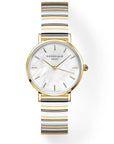 Rosefield horloge SEWDSG-SE03 Small Edit White MOP Half-Moon Steel Duotone - PansiteNederland.nl