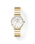 Rosefield horloge SEWGSG-SE02 Small Edit White MOP Half-Moon Steel Gold - PansiteNederland.nl