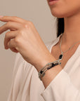 Sparkling Jewels Armband | Mix: gold plated SB-G-3MM-BAR-G54 - PansiteNederland.nl