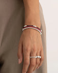 Sparkling Jewels Armband Silver Saturn Medium - 4mm SB-S-4MM-ADD - PansiteNederland.nl
