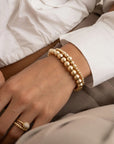 Sparkling Jewels Armband Gold plated Saturn 8mm SB-G-8MM-ADD - PansiteNederland.nl