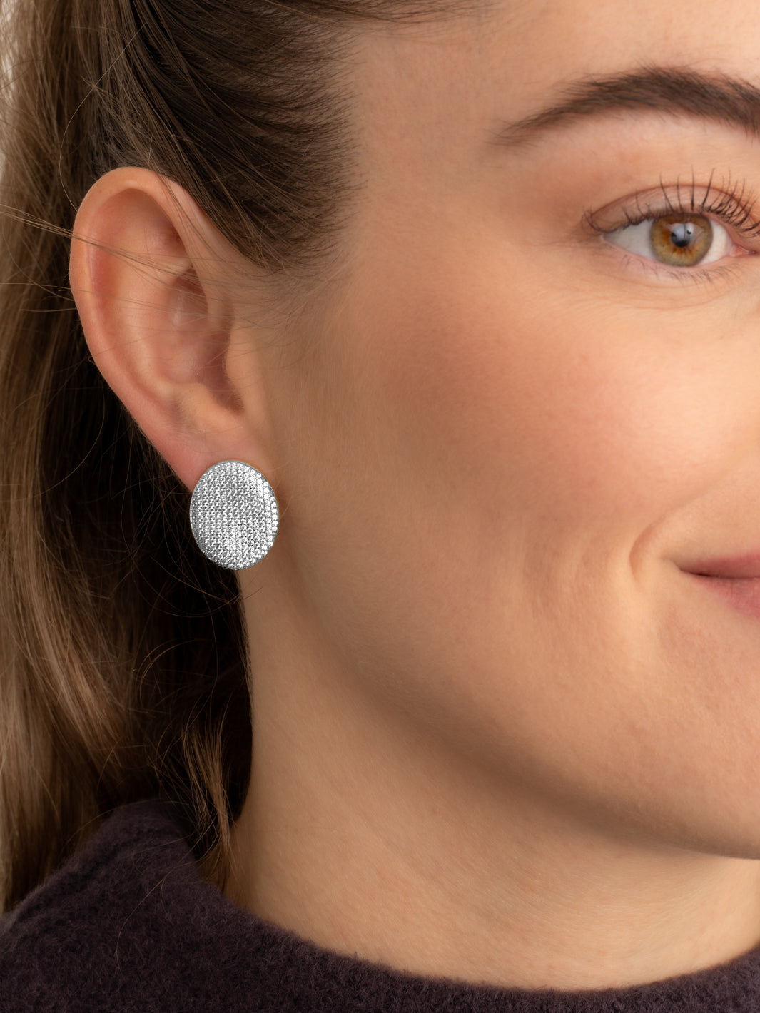 Sparkling Jewels Oorbellen Fuse zirkonia EAS43 Goudkleurig