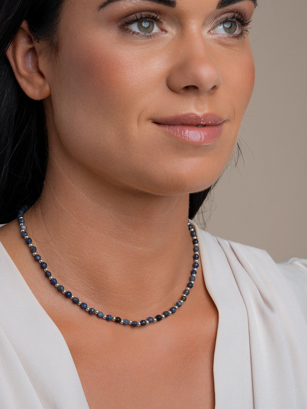 Sparkling Jewels Ketting NLK03S-G20 Zilverkleurig