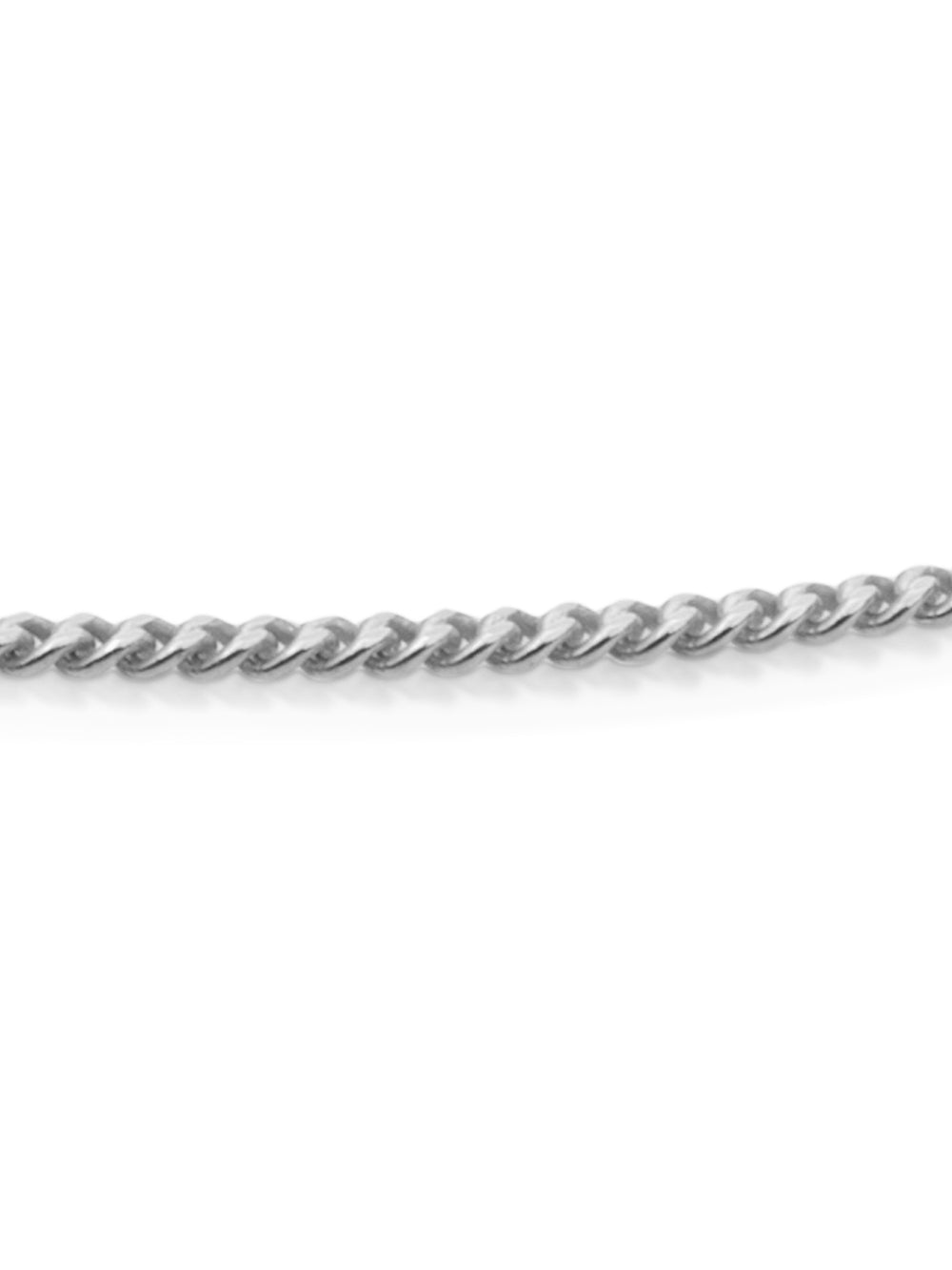 Sparkling Jewels Ketting Curb Chain SN-CBS Zilverkleurig