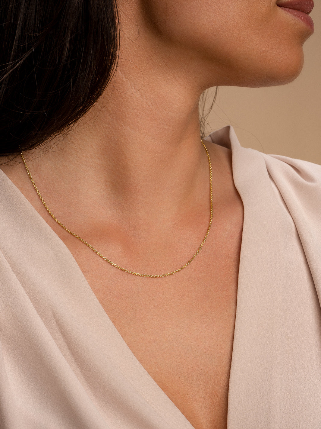 Sparkling Jewels Ketting Anchor chain SNGM042 Goudkleurig