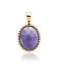 Sparkling Jewels Hanger | Gold - Amethyst Twist SPG21-G05 - PansiteNederland.nl